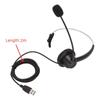 With Microphone Single Ear Business Headset Flexible Noise Reduction USB Headset  Office