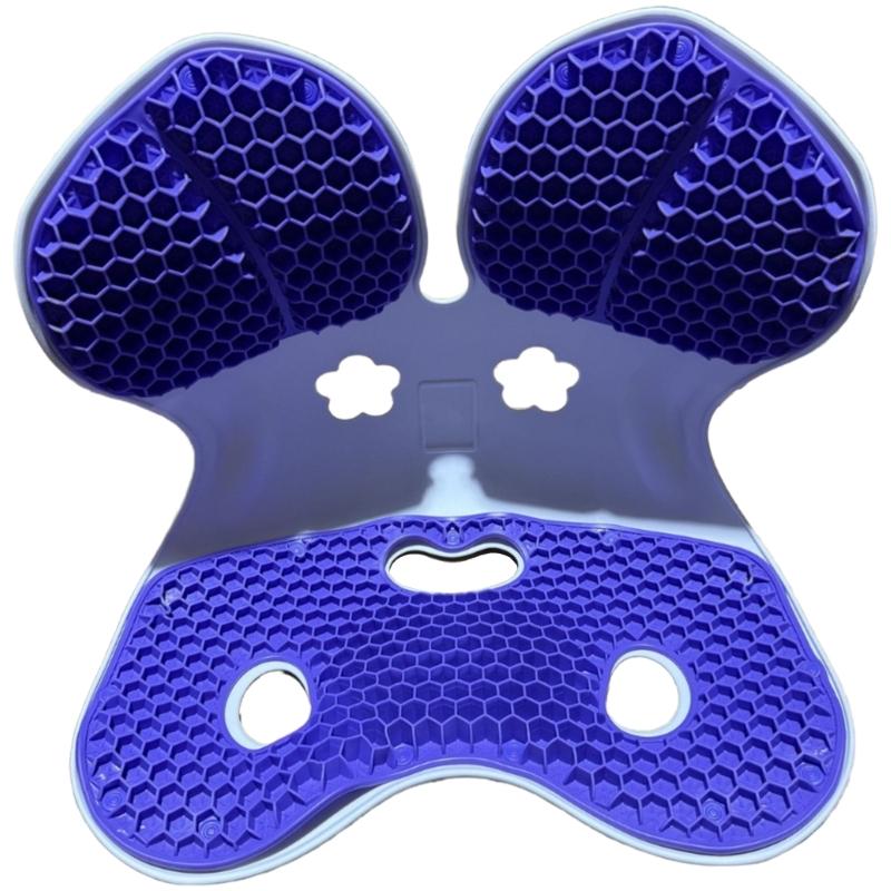 

Silicones Postures Corrector Cushions Ergonomic Lumbar Support For Office Chair Car Seat Students Professional фіолетовий