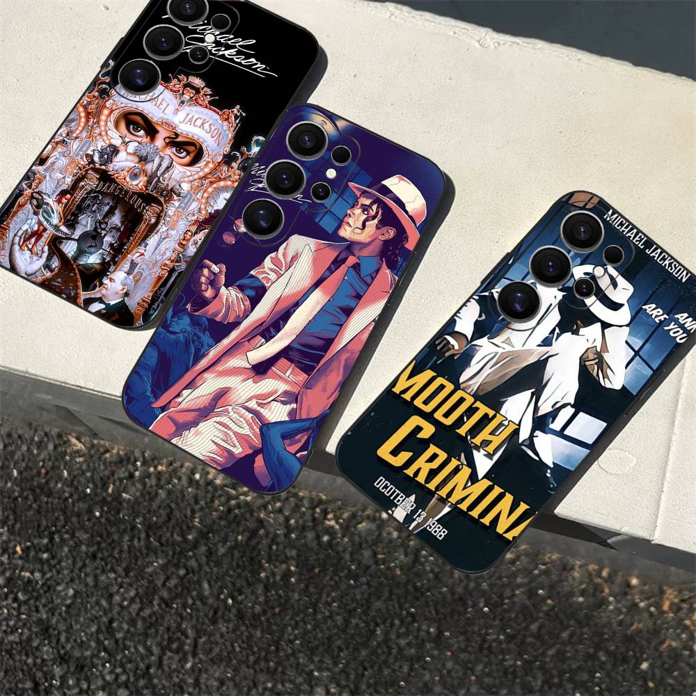 Pop Singer Michael Jackson Phone Case For Samsung S 24 Fe 25 Ultra Plus 20 Lite 21 30 22 23 24 22 Ultra 5G Fundas