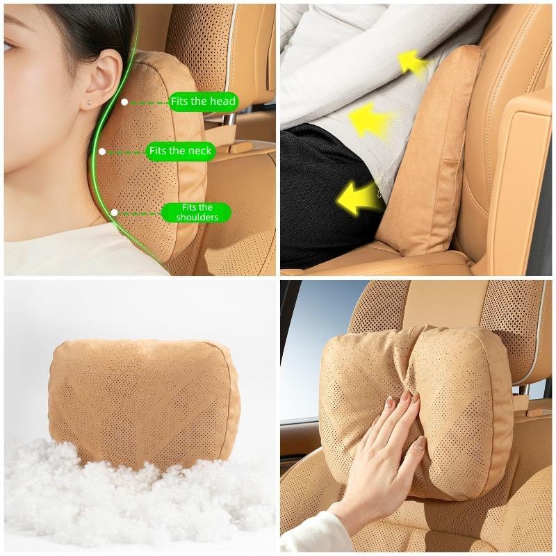 For Zeekr 9X 2025‑2026 Car Seat Neck Pillow & Lumbar Support Cushion,Ergonomic Headrest Waist Pillow Interior Tuning Accessories