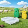 Creative Half Relief Sheep Silicone Mould For Candle Making And Home Decoration