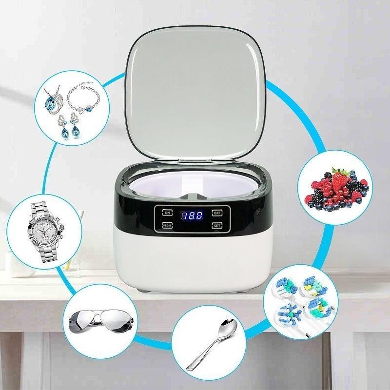 220V Ultrasonic Cleaning Machine For Household Eyewear Watch Jewelry Contact Lenses Dental Braces Fully Automatic