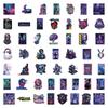 50/100 Pcs Cyberpunk Style Cartoon People Doodle Stickers for Laptop Phone Case Car Notebook Stationery Box No Repeat Decals