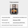 Midea 6.5L Dual Heat Air Fryer with Steam & Visible Window CN plug (adapter included)