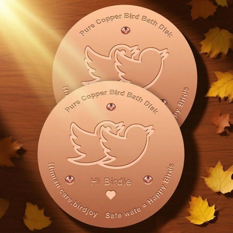 Coppers Cleaning Plate For Birdbaths Eliminates Frequent Maintenance Saves 120 Minutes Monthly