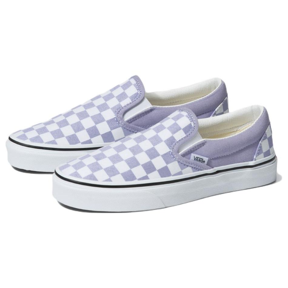 Vans Classic Slip-On Checkerboard - Purple Heather Unisex Sneakers VN0A5AO8ZS0