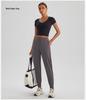 High Waist Quick Dry Autumn-Winter Yoga Joggers - Plus Size, Breathable, Butt Lifting Sportswear.