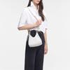 New CHARLES&KEITH Synthetic Leather Portable Crossbody Hobo Shoulder Bag Women's Black/White/Chocolate CK2-40271215