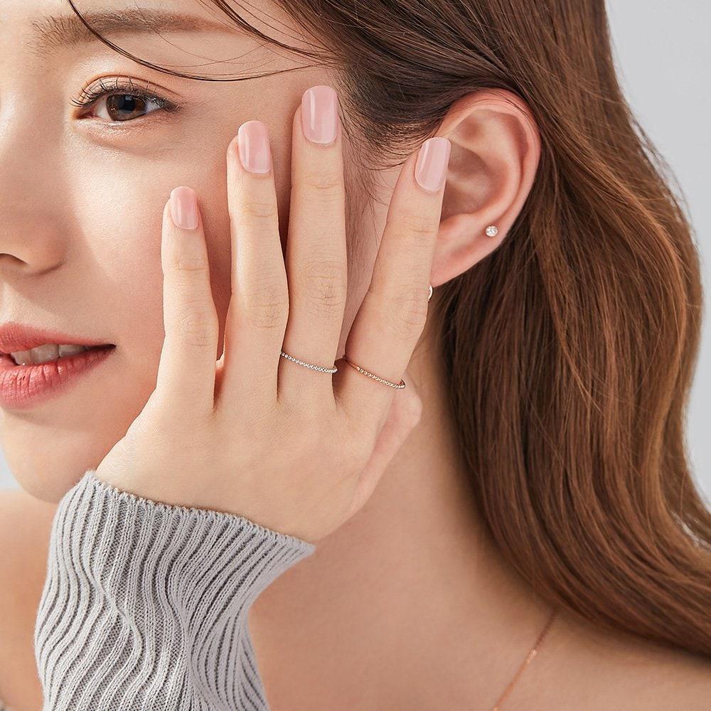 

[Dorocy] 18K Mini Me Bubble Ring (Size 15-18) 14K yellow gold / Size: 15