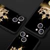 Diamond Crown Letter 26 Letters Phone Case For iPhone 17 16E 15 16 14 13 12 11 Pro Max 7 8 Plus Soft TPU Back Cover