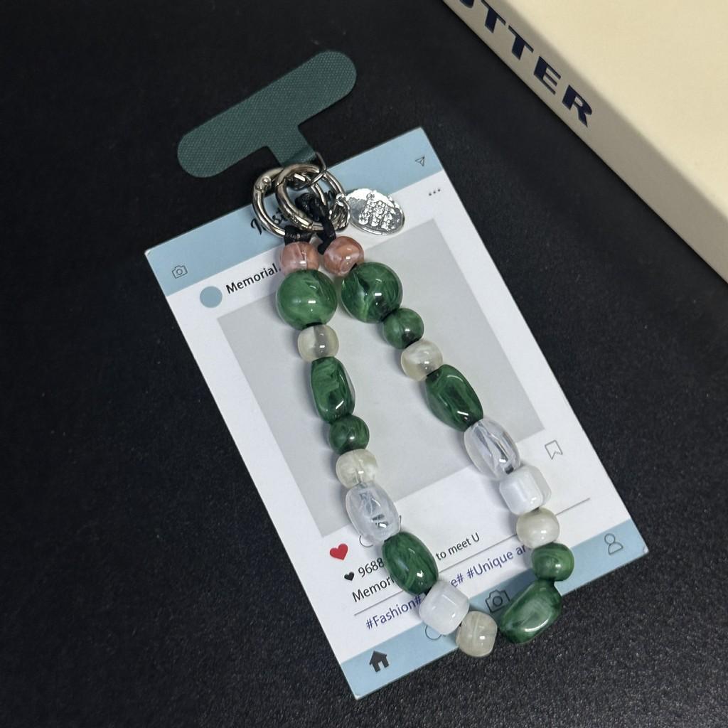 Color Beaded Phone Lanyard With Handcrafted Pvc Cord For Women And Men