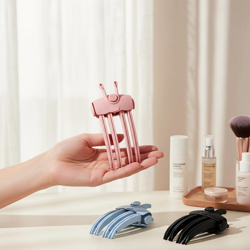Flauschige Haarklammern Lockenclips Elektrisch Beheizbar Wiederaufladbar Pony-Lockenwickler Haarwurzeln Volumen-Clip Haarstyling-Werkzeug 1 Stück