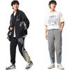 Li Ning Badfive Casual Minimalist Color-Block Tapered Knit Sports Pants Men Pants Iron-Gray AYKV073-4