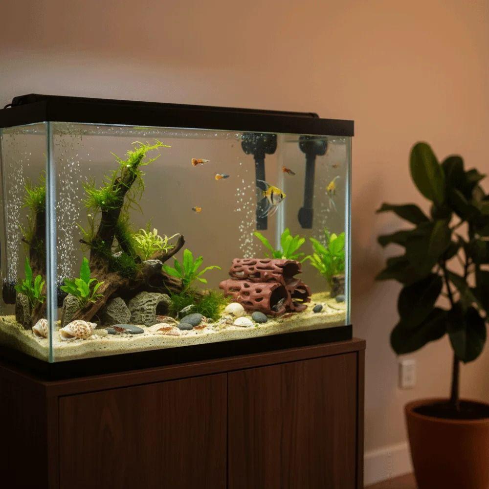 Plastic Fish Shrimp Shelter Fish Tank Decoration  for Fish Tank Aquarium Landscaping
