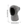 Winter Thermal Hat Soft Beanie with Neck Gaiter Polar Fleece Lining Knit Warm Hat with Ear Flaps for Cold Weather Autumn Hiking