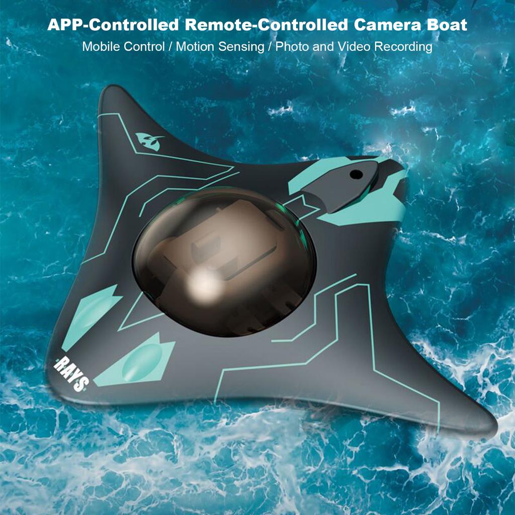 APP Real-time Transmission RC Submarines with Camera 6 CH Underwater Camera Remote Control Boats Outdoor Adults & Kids Gift