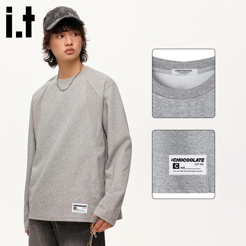 

CHOCOOLATEit American Style Round Neck Long Sleeve T-Shirt 2XL