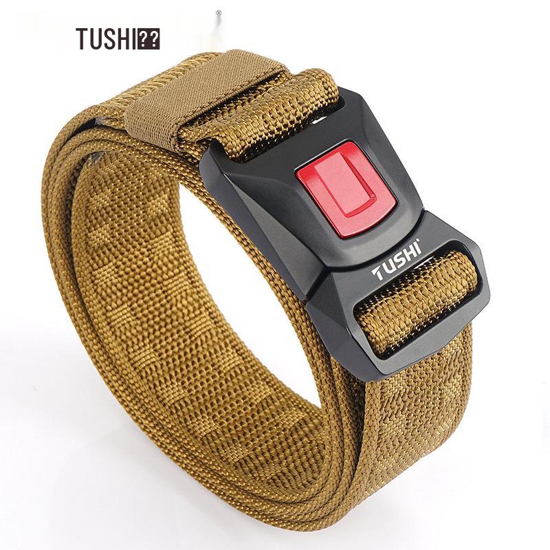 Enhanced Camouflage Tactical Nylon Belt for Training & Safety