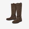 Basto Women's Retro Slouchy Western High-Tube Boots