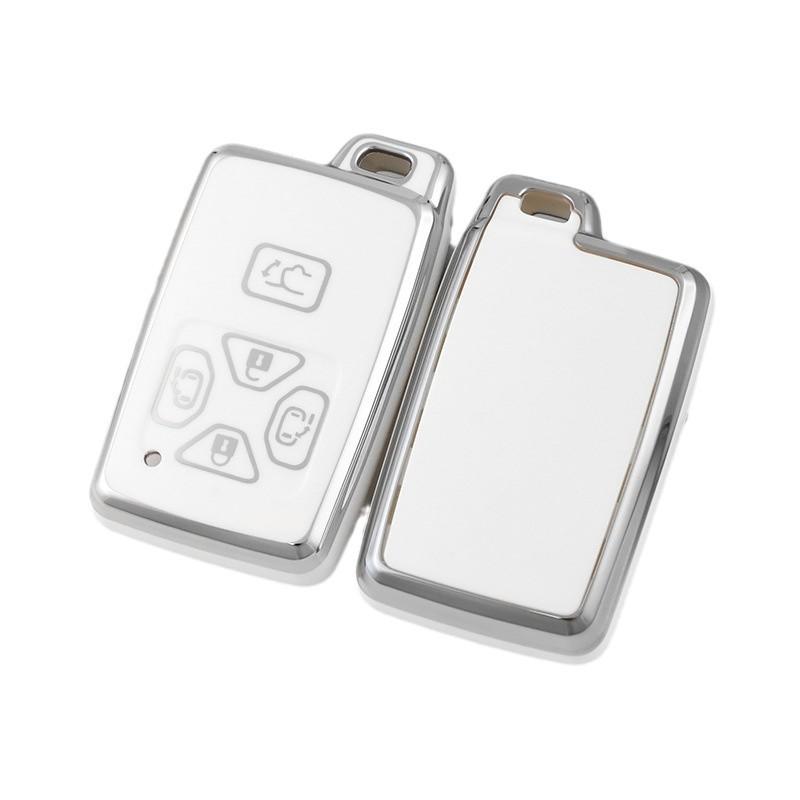 Car Key Case Cover for Toyota Noah Tarago Mark X Yaris Estima RAV4 Voxy Corolla TPU 3 Button Fob Shell Protector Accessories