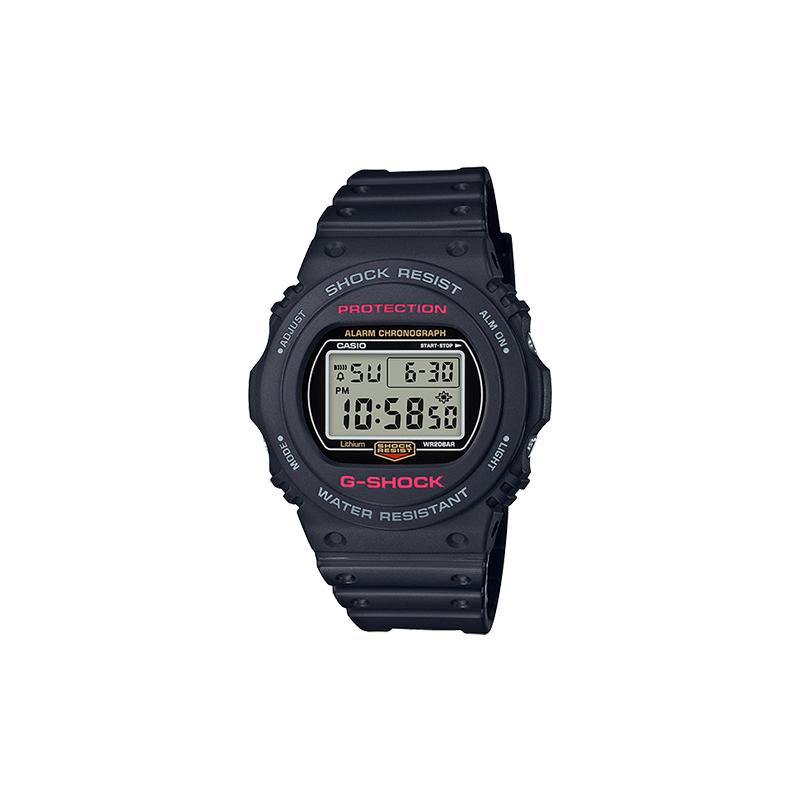 

Casio G-SQUAD Series Classic Series Fashion Trendy Retro LCD Display Square Dial Sports Waterproof Quartz Movement Resin Strap Japanese and DW-5750E-1 серый