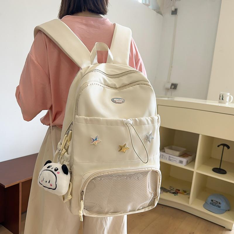 

New Backpack Japanese Ins Campus Pain Bag Jk Student School Bag Girls Large Capacity Removable Backpack