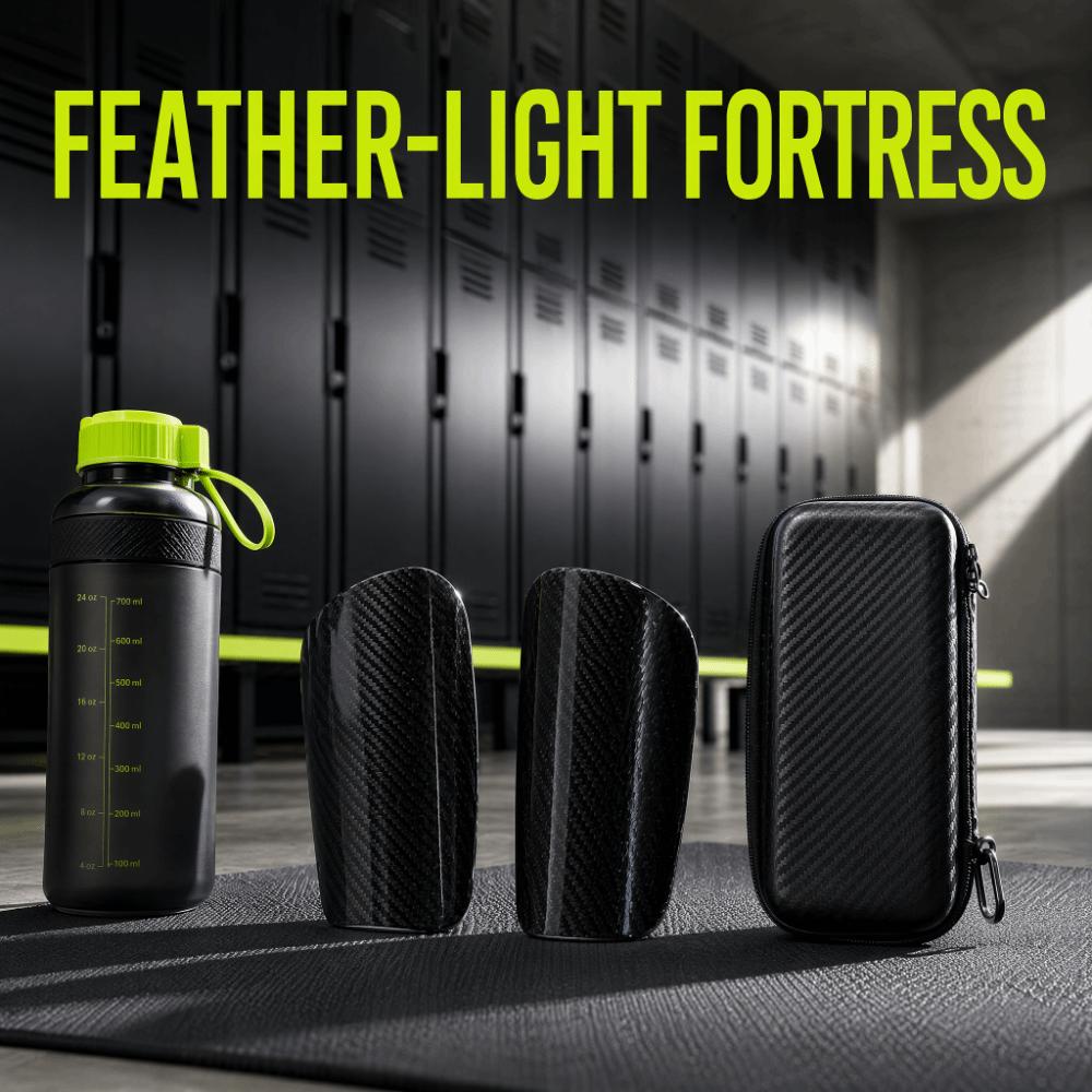 3pcs Black Soccer Shin Guards L Size Protective Insert Portable Leg Protectors Football Match