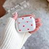 Cute Simple Red Love Heart Earphone Case for Airpods 4th 3rd Pro 3 Shockproof Cover for Airpod 2 3 1 Protective Accessorie Shell