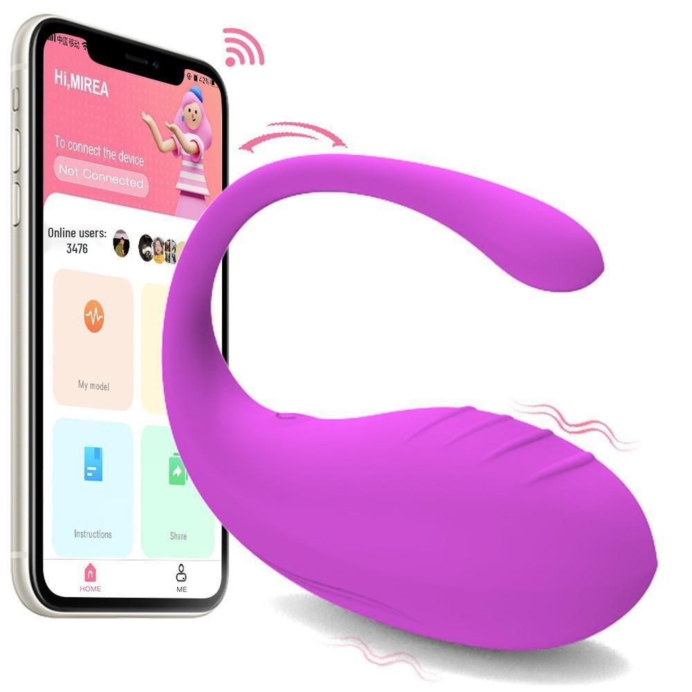 Bluetooth Wireless Tadpole Vibrator for Women - Wearable Remote Control Adult Toy