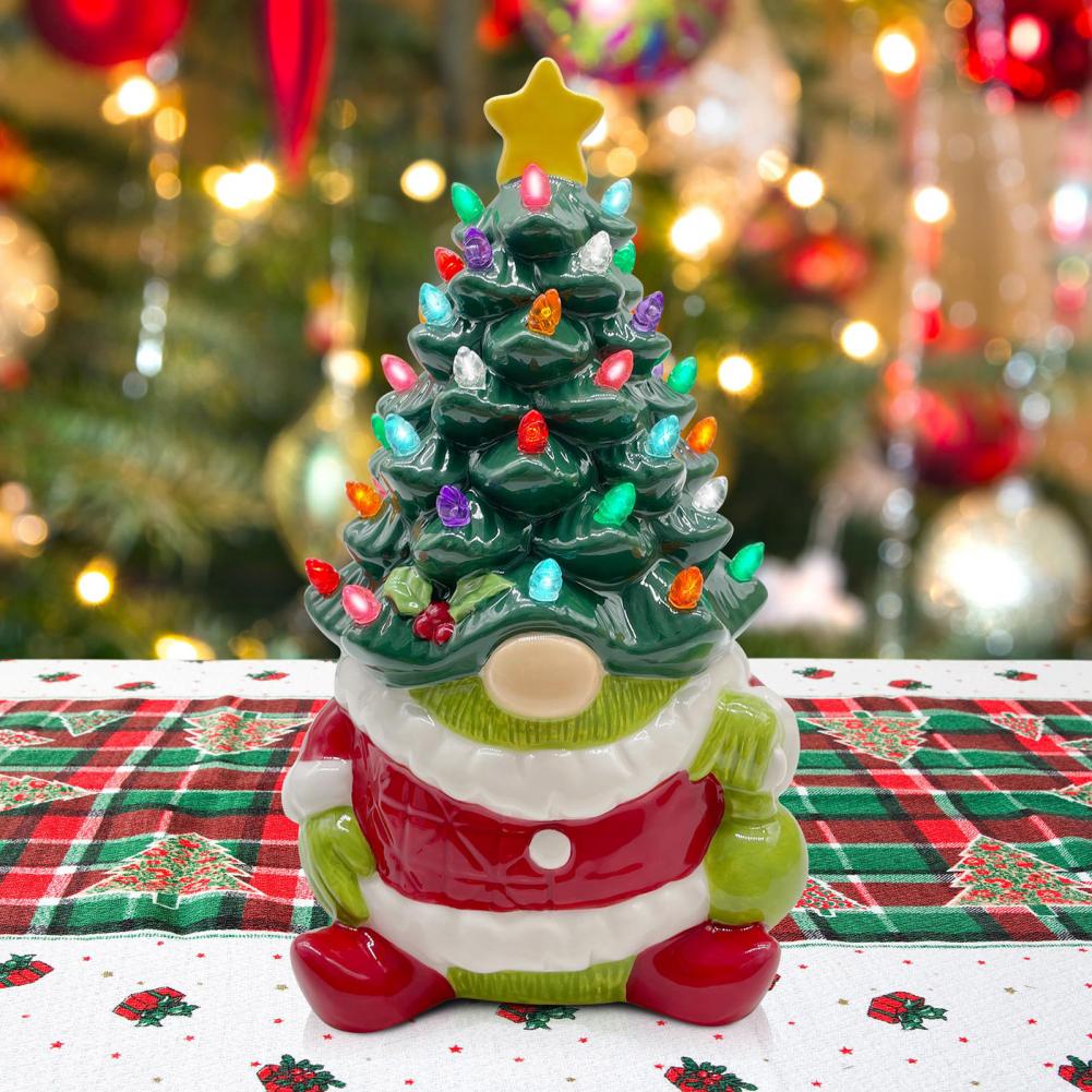 Zwerg Weihnachtsbaum Wichtelfigur Dekoration Festlich Gesichtsloser Alter Mann Weihnachts-Wichtelbaumschmuck für Zuhause Büro