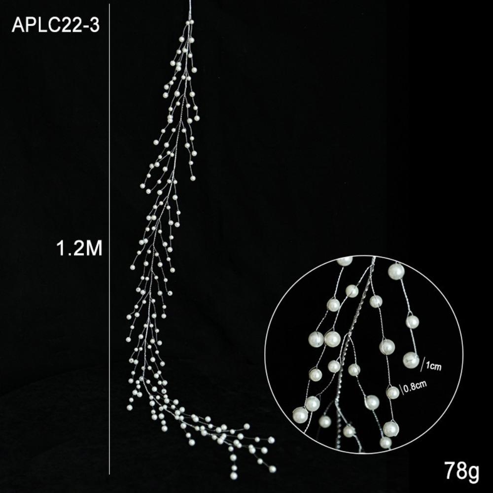 

Хрустальная имитация жемчужной цепочки Рождественские подвески Новогодние креативные украшения для елки Подвеска