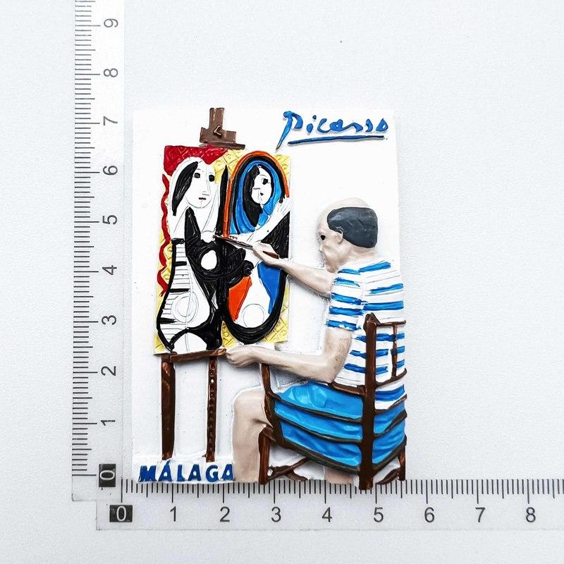 Spain Fridge Stickers Pamplona Santiago Covadonga Chateau Castina Uweda Ubeda Alcala Gate Travelling Souvenirs Fridge Magnets