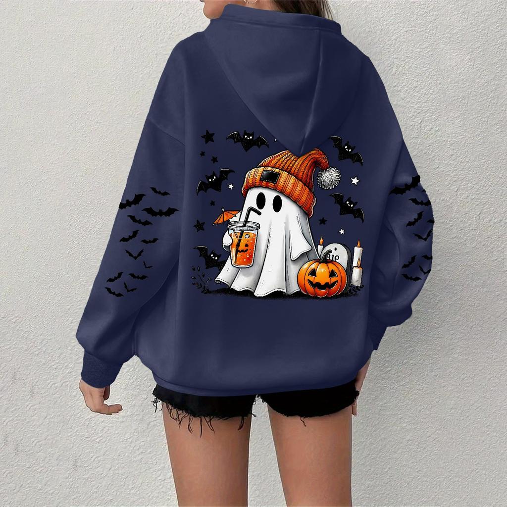 Women's Sweatshirt Casual Long Sleeve Atmosphere Top Loose Popular Round Neck Pullover Sweatshirt Top