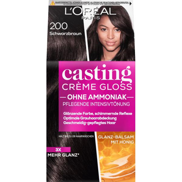 

L Oreal Casting Cream Gloss Краска для волос Черный Коричневый 200