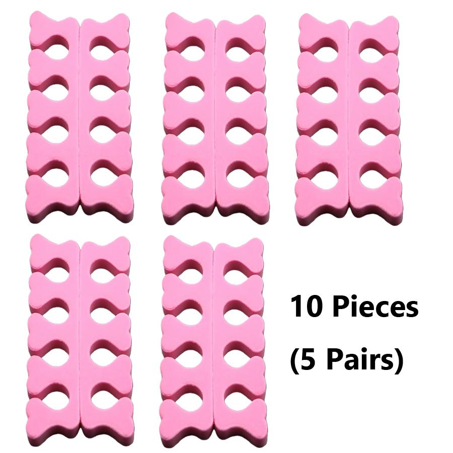 10/20Pcs Foam Toe and Finger Separators Mess-Free Nail Polish Application Toe Spacers, Manicure & Pedicure Essential Tools