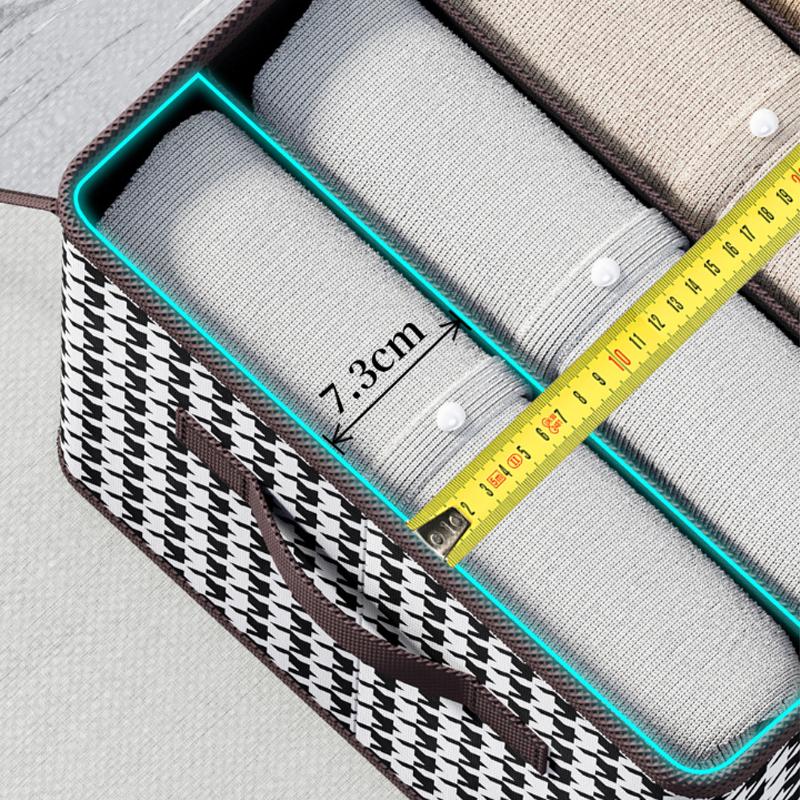 Aufbewahrungsbox für Kleidung, Hosen, Unterwäsche, Tidelle, separate Aufbewahrungsbox, faltbar, staubdicht, für Schlafzimmer, Kleiderschrank, Aufbewahrungstasche