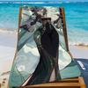Game Xianyun Genshin Towel Sports Quick Dry Travel Camping Gear Sandproof Soft Light Large Beach Towel