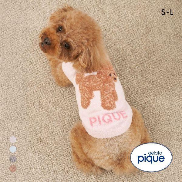 gelato pique CAT&DOG smooth toy poodle pattern jacquard pullover gelato pique