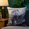 Pillow Case Sofa Living Room Bedroom Doublesided Printing PPunishing Gray Raven Square Cushion Nap Time Pillow Case