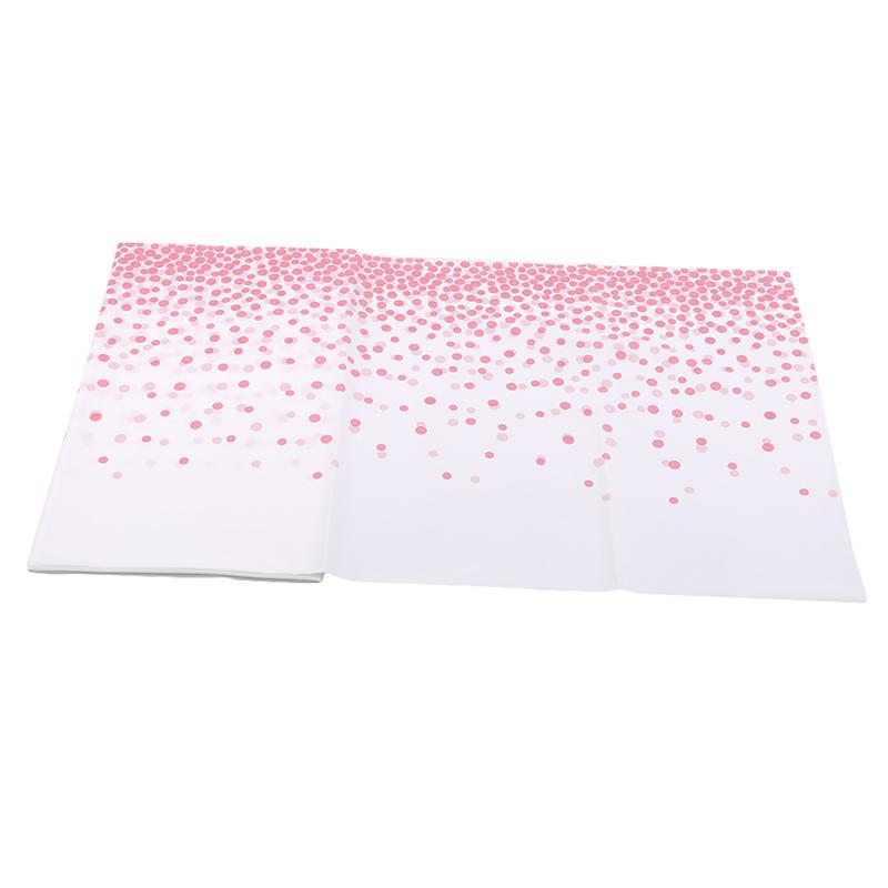 274*137cm Tablecloth Bronzing Black Dot Table Cover for Adult Happy Birthday Party Supplies Wedding Decorations Christmas Decor