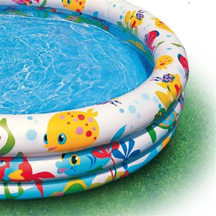 Piscine gonflable pour enfants - INTEX - Poisson - 132cm