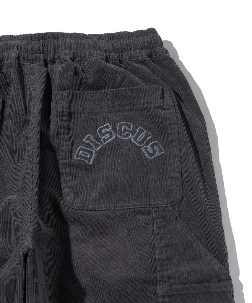DISCUS ATHLETIC Corduroy Carpenter Pants Charcoal