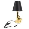 Modern Table Lamp, Unique Shape Design LED Reading Lamp with Button  , for Bedroom, Living Room and   Decor