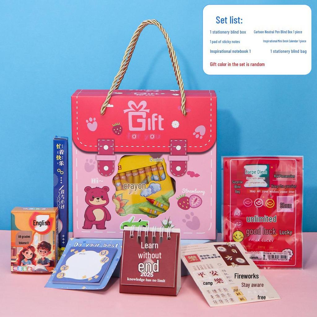 Back-to-School Gift Box: Ideal for Boys & Girls, Birthday Favors, Sharing Gifts, Rewards, Kindergarten & Primary School Students