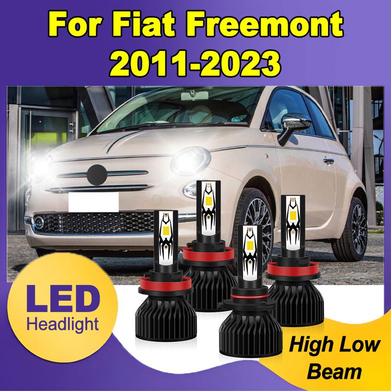 

Canbus High Power Plug and Play H11 9005 High Low Beam LED Headlight 6000K White Super Bright 12V For Fiat Freemont 2011- High Beam (2PCS)