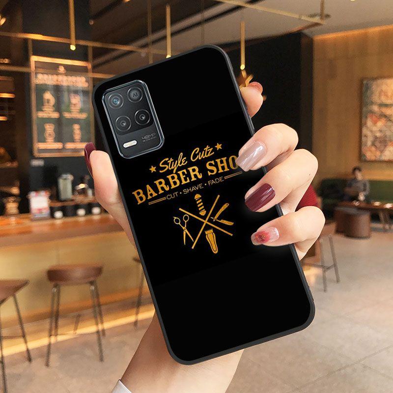 Funda Funny Letter Barber Shop Hair Phone Cover For Oppo Realme 8Pro 6PRO 6i 7pro 9i 9pro C11 C21Y C21 C25Y C25S C3 Q3S XT Cases