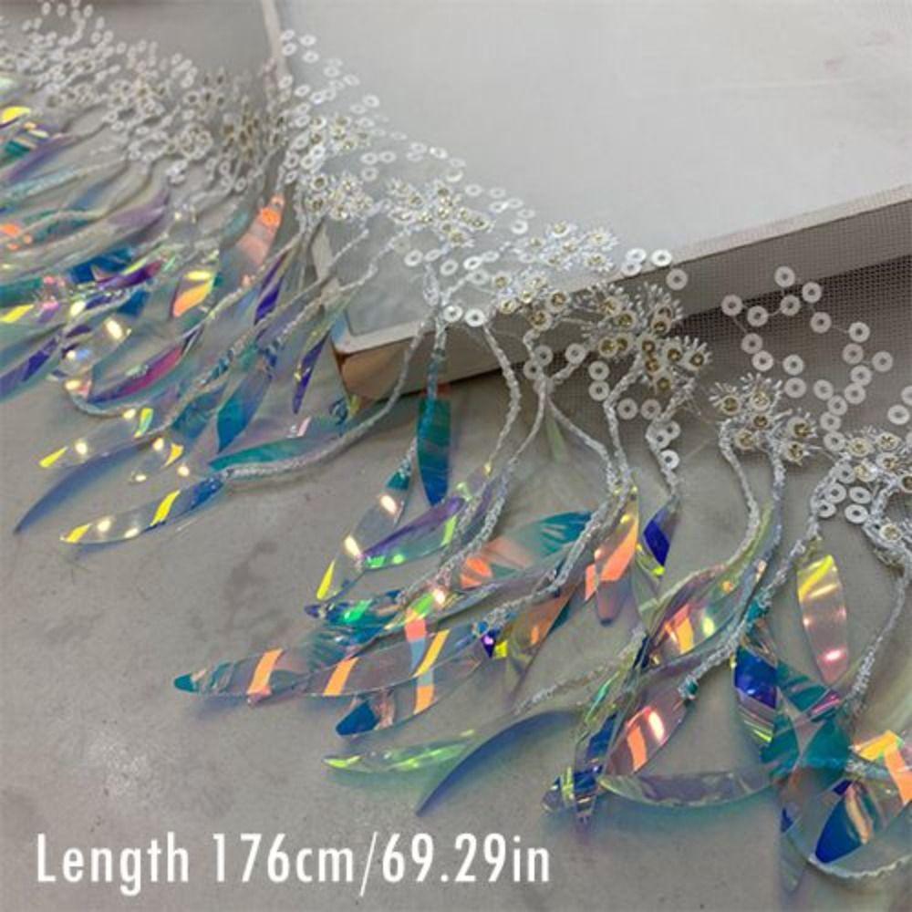 Adjustable Hip-hop Scarf Tassels Sequin Waistband Jeans Pants Decor Y2K Belt  Dance Performance