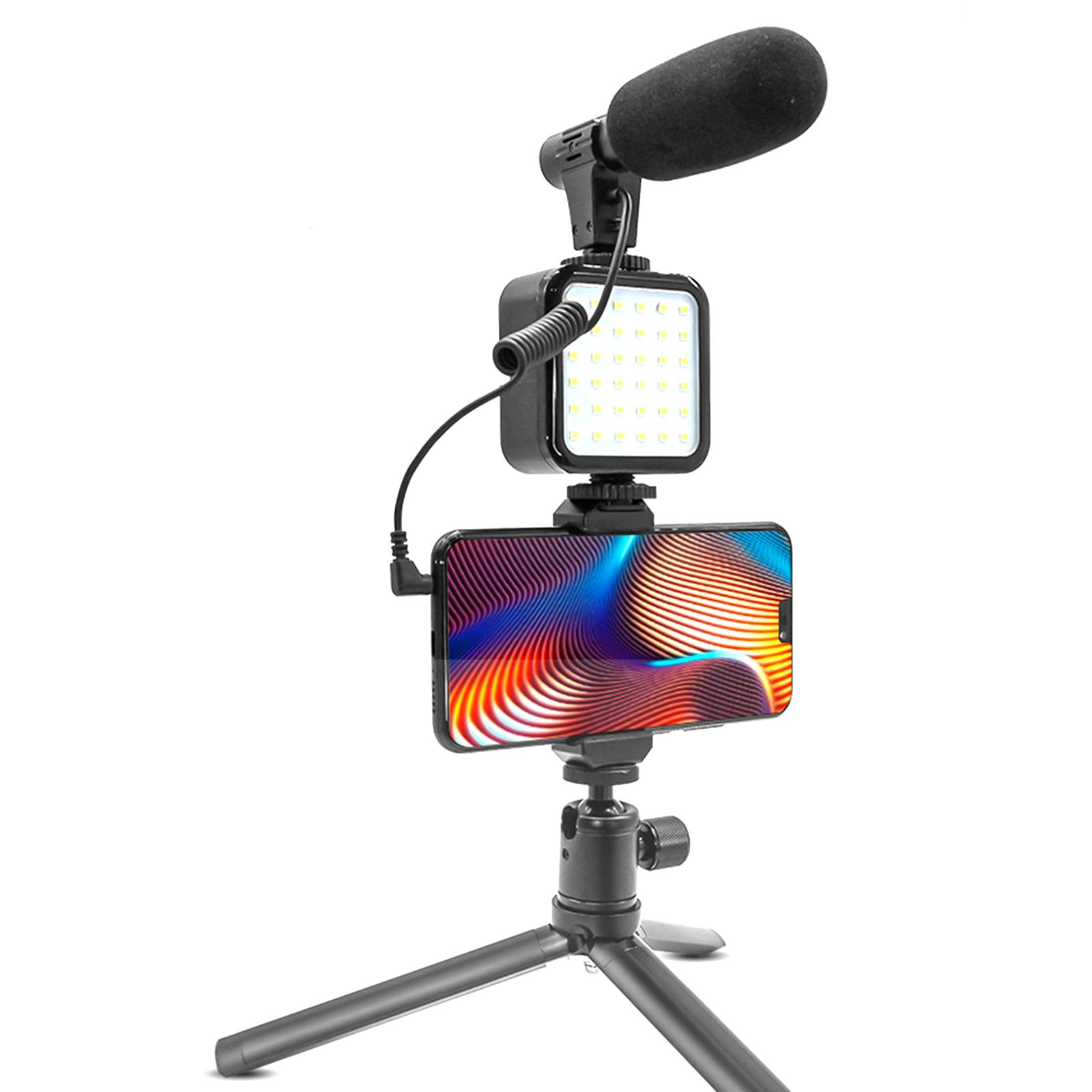 

Штатив для телефона, портативный, из алюминиевого сплава, регулируемая высота, настольный штатив