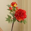 3 Heads Artificial Peony Flowers Bouquet Realistic Simulation Peony  Wedding Party Decor