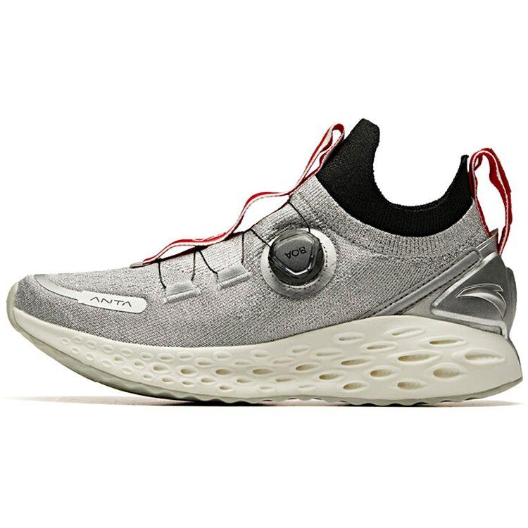 Anta Cushioning Rebound Coverage Cushioning Rebound Coverage Low top Running Shoes Men's Gray Black 11915580-1